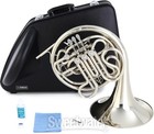 Yamaha Yhr-672n Professional Double Horn - Nickel Silver With Fixed Bell
