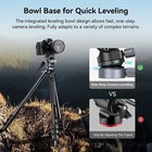 Smallrig Tripod Fluid Video Head With Leveling Base W  Quick Release Plate 4170
