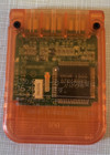 Sony Playstation 1 Ps1 Official Oem 15 Block Memory Card  Scph-1020 Orange Clear