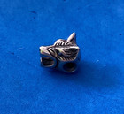 304 Stainless Steel Beads  Wolf Head  Antique Silver Size  About 11mm Wide 1 2   