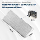 Microwave Grease Filter 13x6 Fit For Maytag-whirlpool-kitchen Aid Microwave Filt