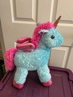 Alicorn Plush 15    Unicorn Blue And Pink Stuffed Animal Nwt
