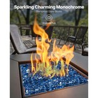 Uimoso 10 Lbs 1 2-inch Fire Pit Glass Rocks In Pacific Blue For Fireplace Use