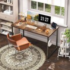 Modern 48  Laptop Computer Desk Home Office Desk Student Writing Desk Table