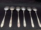 Vintage Wm Rogers Mfg Co  Extra Plate Soup Spoons Set Of 6  Original Rogers