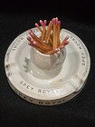 1800s Spey Royal Scotch Whiskey Advertising Stoneware Match Holder   Striker  38