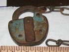 Vintage Rdg Co Padlock   No Key Lancaster Pa  Usa Stamped 1 2 1963 On Back Rr 
