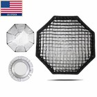 2 X 120cm Godox 47  Octagon Grid Honeycomb Softbox Bowens Mount For Photo Studio
