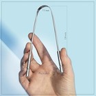 Mastermedi Stainless Steel Tongue Scraper   2 Travel Cases For Fresh Breath