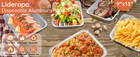 Aluminum Pans With Lids  Disposable Foil Pans   Heavy Duty Aluminum Foil Baking