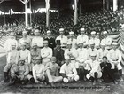 8x10 1886 Boston Beaneaters Team Photo 1st Middle Finger Pic  Later Braves Team