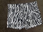 Chasse Cheerleading Boy Cut Briefs Black Zebra Print Adult Medium