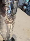 Vintage Silver Plated 14    Vessel W  Engraved Crest Stag   Latin Motto 