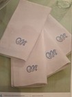 Martha Stewart Crafts 4 Flower Napkin Set Easy Stamped Embroidery Kit