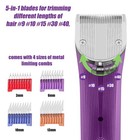 Professional Animal Pet Dog Cat And Horse Cordless Hair Clipper Grooming Kit    