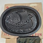 Vintage Bersted s Hobby Craft Viking Ship Wall Plaque Mold Vinyl