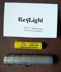 Reylight Dawn Hex  Bead Blasted Titanium  Nichia 519a 4000k  18650 Flat Top Only