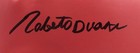 Roberto Duran Autographed signed Boxing Glove  left  Jsa 180814