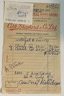 Cave Shepherd   Co Ltd Barbados 1977 Vintage Receipt Invoice Milliners Furnisher