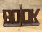 Cast Iron Bookends Book Ends Library Decor Desk Office Farmhouse Rustic Reading