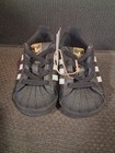 Adidas Superstar Little Kids  Shoes Ortholite Core Black-white Ef5396 Sz 5k