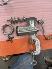 Vintage Standard Werk Table Top Meat Grinder Made With Sausage Stuffer  Austria