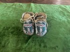 Rare Early Cheyenne Child Moccasins On Buffalo Hide  