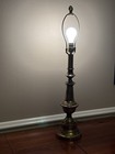 Vintage Stiffel Solid Brass Table Lamp Heavy Mid Century Regency Decor