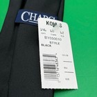 Chaps Boys teen Solid Black Neck Tie Formal Uniform Classic Minimalist Holiday