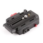 Quick Release Qr Clamp Adapter Base Plate For Tripod  Compatible With Manfrotto