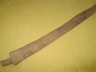 Brown Leather Pistol Belt No Loops