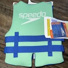 New Speedo Yth Swimming Life Jacket Vest Pfd Uscg Approved 8-14 Checkered Junior