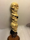 Northwest Brewing Baron 3 Skulls Blood Orange Draft Beer Tap Handle  Washington