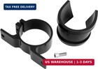 2 Pack 50mm Fuel Pump Clamp Holder Aluminum Fuel Filter Mounting Bracket Black
