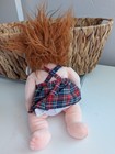 Ty Beanie Kids Ginger Beanbag Plush Doll Retired 1992 Mpn 7124
