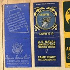 Vintage Match Book Covers Matches Strike Ads Auto Gas Hotel Sports Military Old