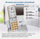 At t El51203 Dect 6 0 Cordless Home Phone 2 Handsets Caller Id Speaker Open Box