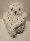 Folkmanis Snowy Owl Hand Puppet Turning Head 10 5  Tall 19 5  Wingspan