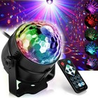 Party Magic Disco Ball Light Led Club Rgb Rotating Club Dj Stage Lights remote