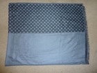 Vera Bradley Soft Fringe Long Scarf Poka Dots Euc Gray Black