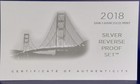 2018-s San Francisco Mint Silver Reverse Proof Set 10 Coin Ogp   Coa - Beauty 