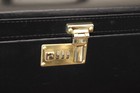 Cartier Train Case In Black Leather Vanity Trunk