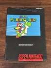 Super Mario World Super Nintendo Snes Instruction Manual Only