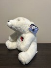 Coca-cola Polar Bear White Plush 1993 W  Tags - 12 