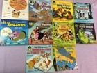 Lot  19 Vintage Kids Book And Record Sets disney charlie Brown berenstain Bears