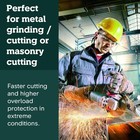 Metabo 4-1 2-5-inch Angle Grinder  11 Amp  11 000 Rpm  Non-locking Green