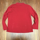 Women   s Long Sleeve High Neck Petite Size Xl Red Shirt St John   s Bay