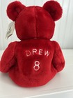 1999 Salvino   s Big Bammers J d  Drew  8 14    Plush Bear Mlb Red Sox