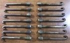 14 Antique Banjo Round Hooks W  Nuts Parts Project Luthier Vintage
