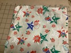 Vtg Christmas Wrapping Paper Gift Wrap - Santa - Early - Stars - Farm - Candle
